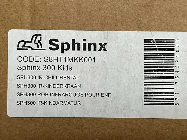 Sphinx 300 kids infrarood wastafelkraan - afbeelding 3 van  4