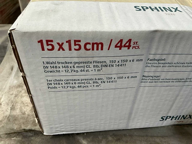 Sphinx vloertegel 143m2 - afbeelding 5 van  7