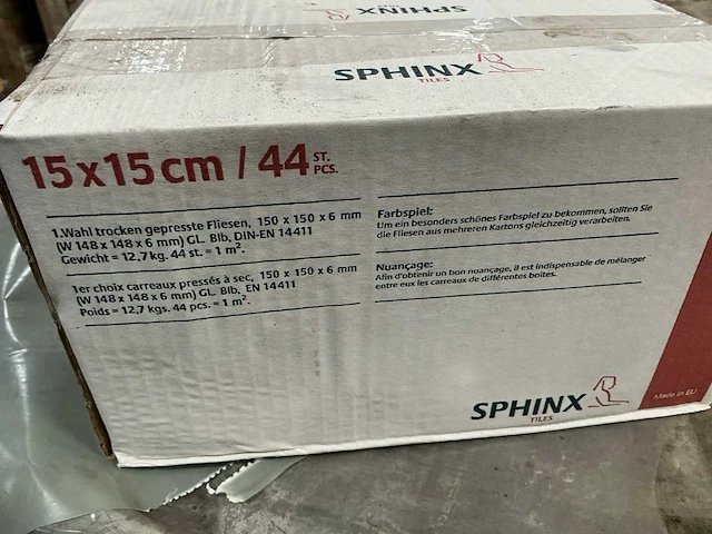Sphinx vloertegel 80m2 - afbeelding 5 van  5