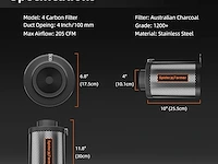 Spider farmer koolstoffilter - afbeelding 2 van  6