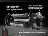 Spider farmer koolstoffilter - afbeelding 5 van  6