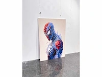 Spiderman - handgemaakte wandtapijten. 160x120 cm -+ / exclusief en gemaakt - niet ingelijst - afbeelding 2 van  9