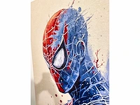 Spiderman - handgemaakte wandtapijten. 160x120 cm -+ / exclusief en gemaakt - niet ingelijst - afbeelding 7 van  9