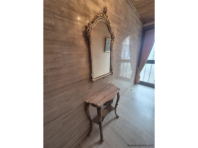 Spiegel 60x104cm met console 77x27x57cm - afbeelding 1 van  4