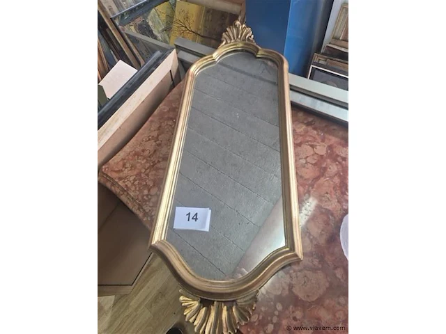 Spiegel barok 29x82cm - afbeelding 1 van  3