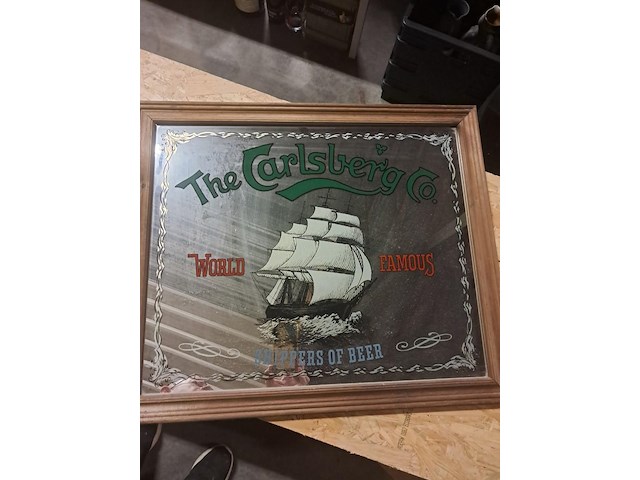 Spiegel calsberg 660mm op 560mm - afbeelding 1 van  1