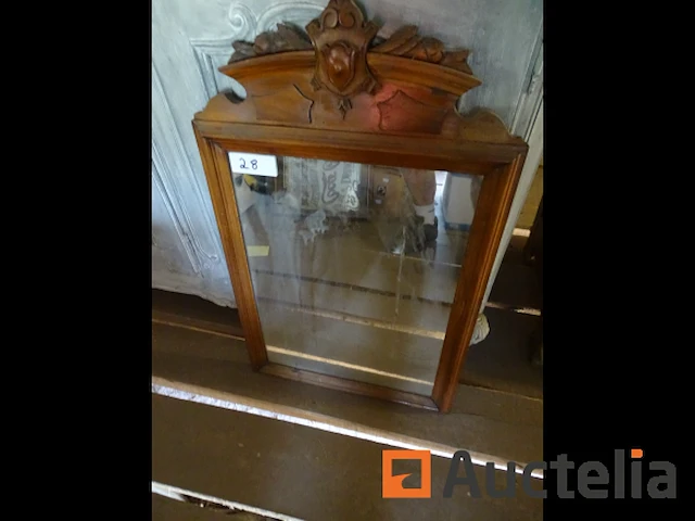 Spiegel houten frame - afbeelding 3 van  3