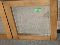 Spiegel in houten kader - afbeelding 1 van  1
