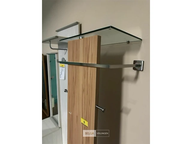 Spiegel + kapstok + hoedenlegger - afbeelding 2 van  4