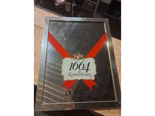 Spiegel kronenbourg 670mm op 510mm - afbeelding 1 van  1