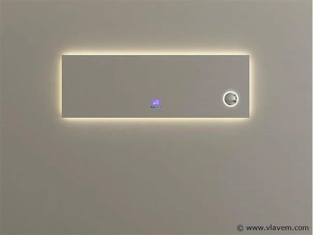 Spiegel met led verlichting & bluetooth - 150 cm - afbeelding 1 van  4