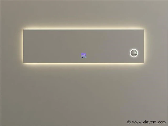 Spiegel met led verlichting & bluetooth - 180 cm - afbeelding 1 van  4