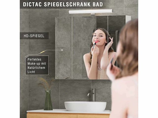 Spiegelkast met spiegel - led verlichting - afbeelding 4 van  6