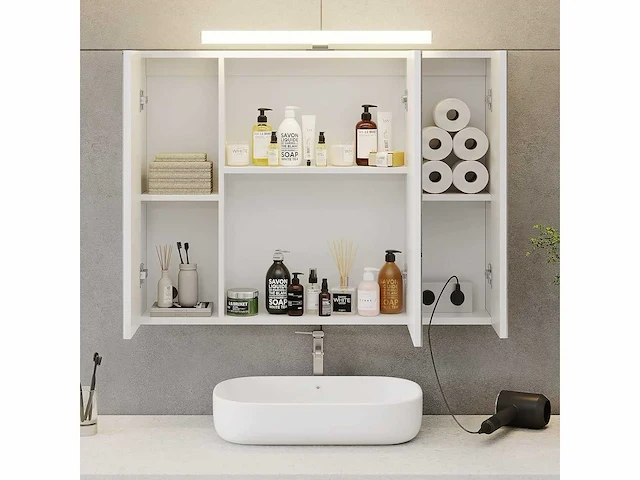 Spiegelkast met spiegel - led verlichting - afbeelding 5 van  6