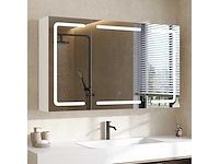 Spiegelspiegelkast met led-verlichting - afbeelding 2 van  9