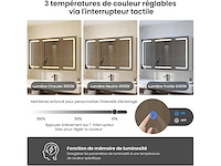 Spiegelspiegelkast met led-verlichting - afbeelding 5 van  9