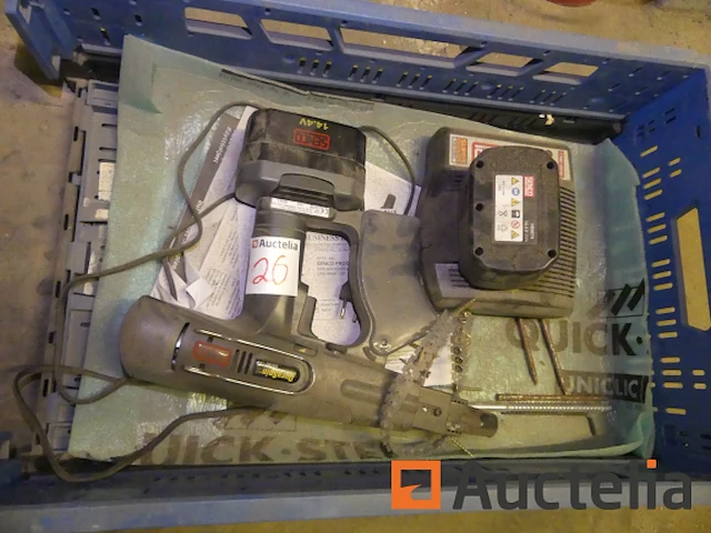 Spijkermachine voor gyproc met senco duraspin ds202-14v schroef overblijfsel - afbeelding 1 van  12