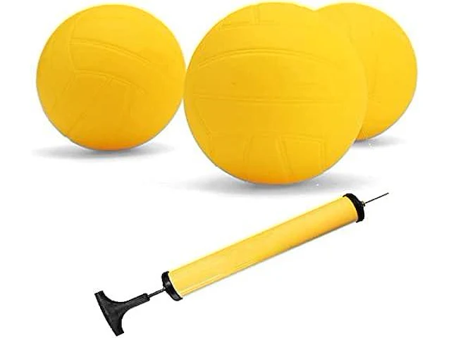 Spike game ball 3-pack met pomp - afbeelding 1 van  3