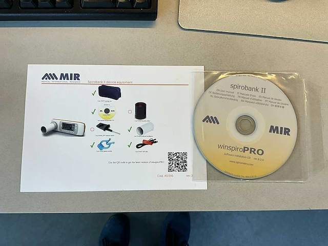 Spirometer mir spirobank ii - afbeelding 4 van  4