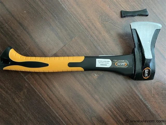 Splijtbijl 1000 gr fiber extra lang - afbeelding 1 van  3