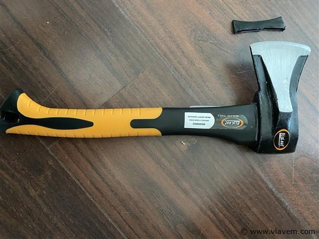 Splijtbijl 1000 gr fiber extra lang - afbeelding 1 van  3