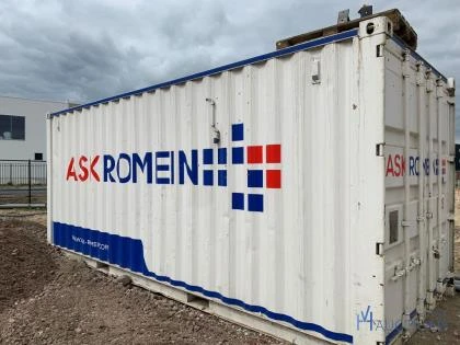 Spoedveiling wegens faillissement ask romein malle nv - 20 ft materiaalcontainer met inhoud te almelo (nederland)