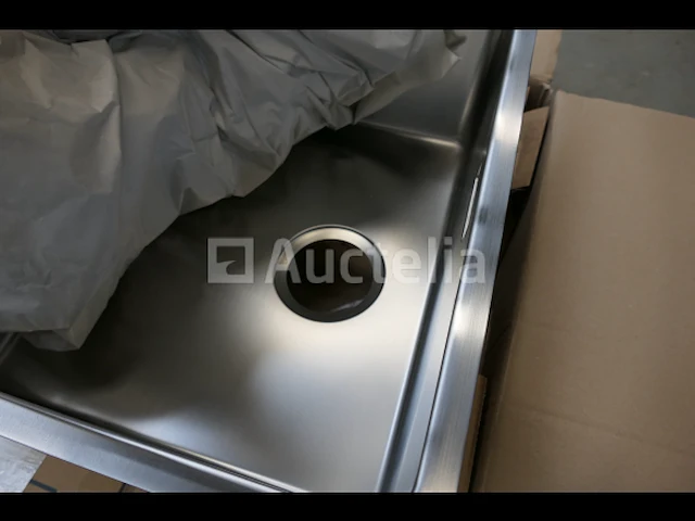 Spoelbak 1 roestvrijstalen kom - afbeelding 1 van  4