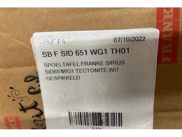 Spoelbak franke - afbeelding 9 van  9