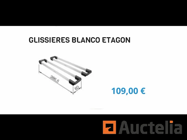 Spoelbak glijbaan set blanco etagon - afbeelding 1 van  1
