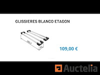Spoelbak glijbaan set blanco etagon - afbeelding 1 van  1