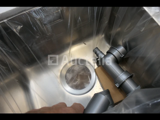 Spoelbak met 2 roestvrijstalen spoelbakken - afbeelding 5 van  5