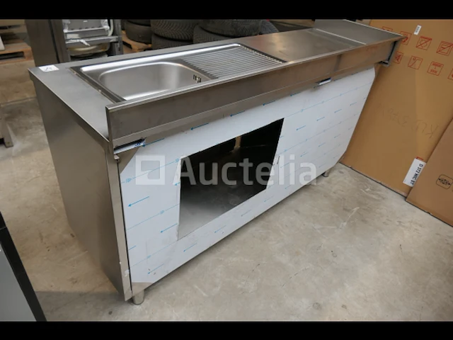 Spoelbakkast en schuifdeuren met achterwand - afbeelding 5 van  14