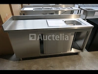 Spoelbakkast en schuifdeuren met achterwand - afbeelding 1 van  14