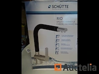 Spoelbakmengkraan mat zwart schütte rio - afbeelding 2 van  2