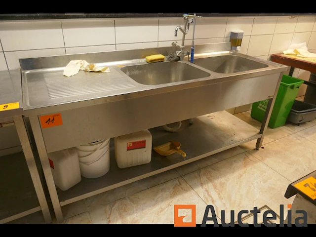 Spoeltafel in inox - afbeelding 2 van  4