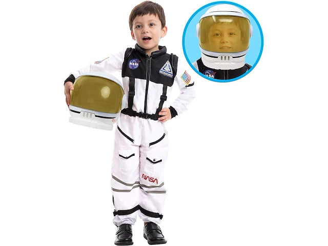 Spooktacular creations astronautenkostuum met helm - afbeelding 1 van  3