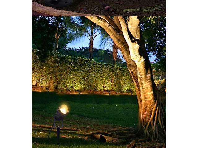 Spot met punt buiten – gu10 – ip54 waterdicht – aluminium – zwart (x6) - afbeelding 5 van  5