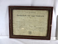 Spreuk en getuigschrift - afbeelding 4 van  4