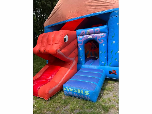 Springkasteel dolfijn - afbeelding 4 van  7
