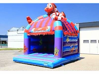 Springkasteel dome seaworld compleet met blower en transportzak. - afbeelding 4 van  10
