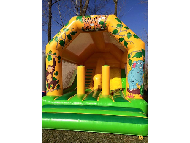 Springkasteel met blower - afbeelding 1 van  1