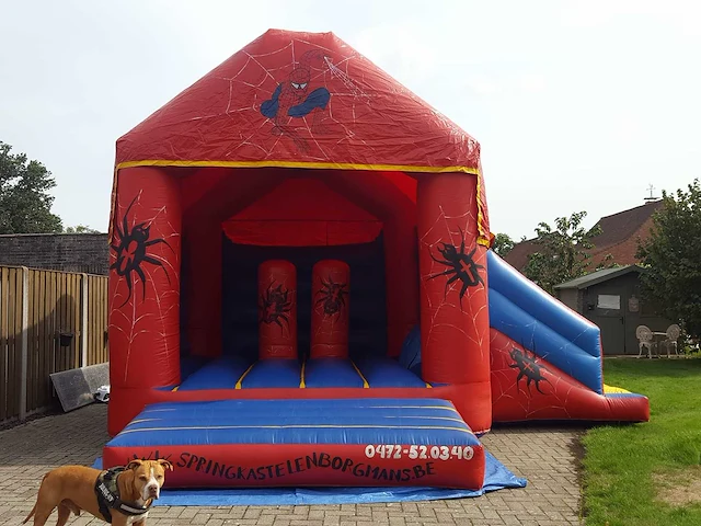 Springkasteel spiderman - afbeelding 4 van  4