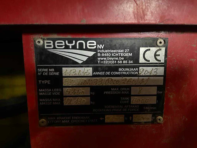 Sproeimachine beyne, 2013 - afbeelding 4 van  4