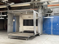 Spuitcabine wagner/estee spuitsysteem met rail techniek sgc