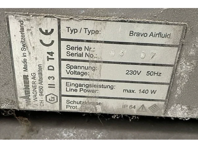 Spuitcabine wagner/estee spuitsysteem met rail techniek sgc - afbeelding 31 van  39