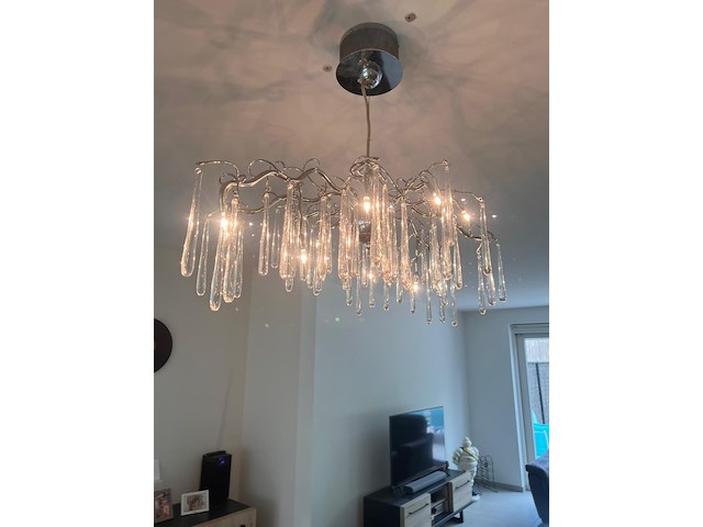 Sputnic vintage hanglamp (chroom) - afbeelding 1 van  4