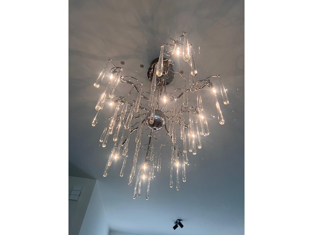 Sputnic vintage hanglamp (chroom) - afbeelding 4 van  4