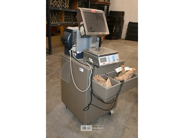 Sr electronic weegschaal + laberprinter - afbeelding 1 van  9