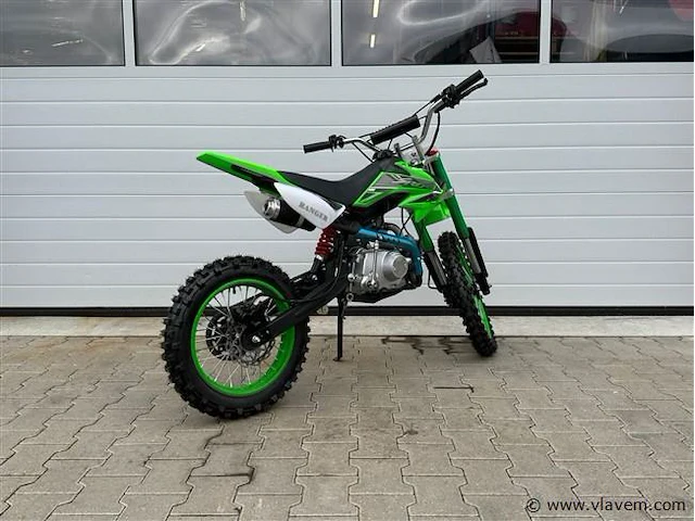 Sro 125cc crossmotor (groen) - afbeelding 3 van  6