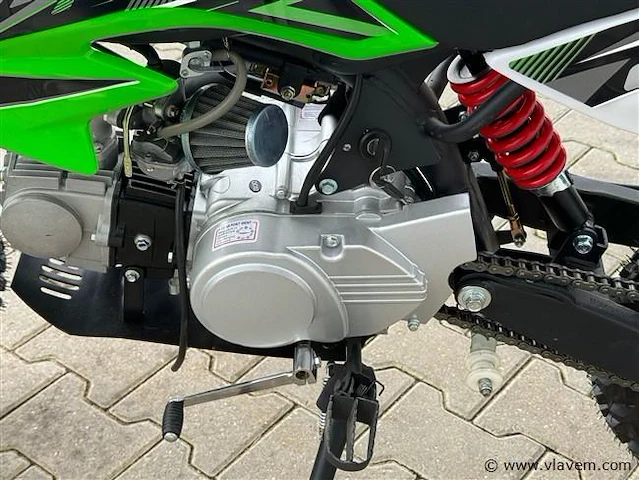 Sro 125cc crossmotor (groen) - afbeelding 4 van  6